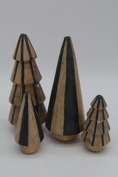 Holztanne Jasper Holzbaum Weihnachtsbaum gestreift natur