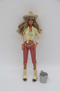 Barbie California Cali Girl Loira Western Fun Reiterin 2004 mit Hut und Eimer