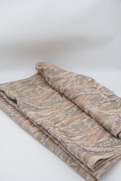 2er Set beige rosa Vorhänge Seitenschals Fensterverdunkelung retro 230x110cm