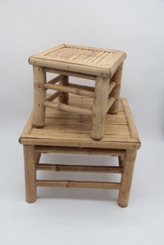 Vintage Bambus Hocker Blumenhocker Beistelltischtisch Hocker Mid Century