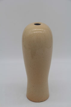 schlichte beige sand Blumenvase Keramik Kegelform kleine Öffnung