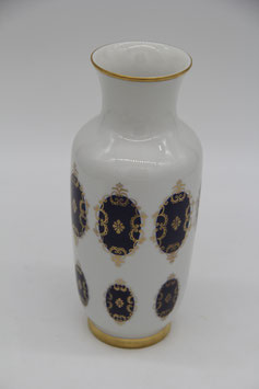 Porzellan Vase 1762 Volkstedter Goldrand Echt Kobalt DDR Blumenvase