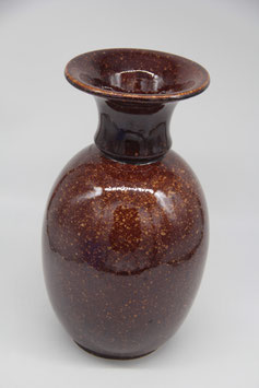 große braune DDR Bodenvase Blumenvase Keramikvase vintage Ostalgie