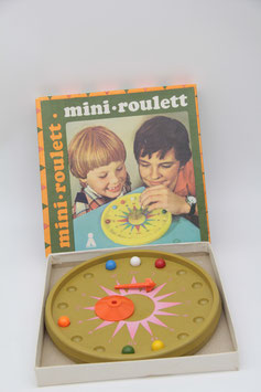 Mini Roulett DDR Spiel VEB Plasticart Kreiselspiel Brettspiel Kinderspiel