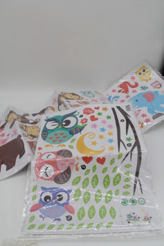 Wandtattoo Wandsticker Wandaufkleber Kinderzimmer Schaukelnder Affe Eule Baum