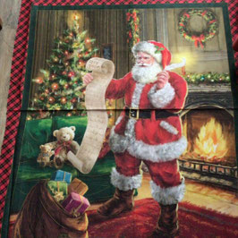 Patchwork-Panel Grosser Weihnachtsmann