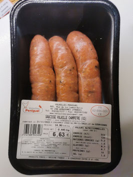 . 3 Saucisses de Volailles