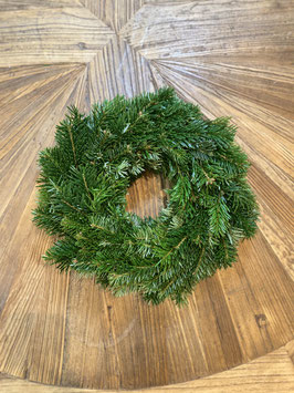 Adventkranz Handgebunden Normannstanne halbgebunden