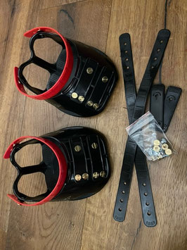 1 Paar Scootboots Rot, OHNE GAITER/ NEOPRENE