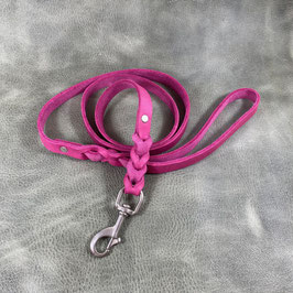 Fettlederleine "Pink"