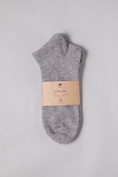 ひつじナチュラルウール (Light Gray薄手・スポーツ)  Sheepwool socks 羊毛靴下　保温性抜群・蒸れない・あったか！