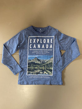 Blauwe longsleeve van Name It maat 122/128