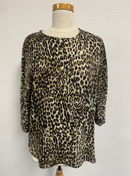 Shirt met tijgerprint en 3 kwart mouw Maat 42