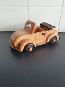 Houten model auto van 20 cm