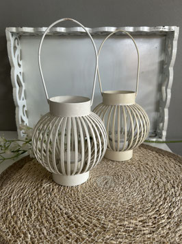 Twee vintage theelicht lantaarntjes