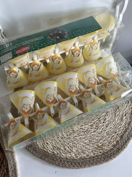 Twee pakketten van vintage lampjes van engeltjes