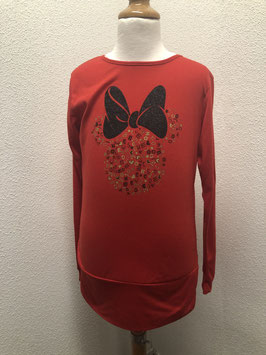 Rood jurkje van Minnie Mouse in maat 158/164