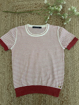 Rood T-shirt met korte mouwen van Riverwoods - maat 140
