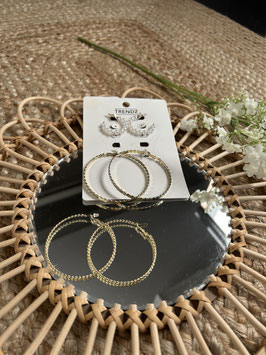 Nieuw: Drie paar oorringen van Trendz