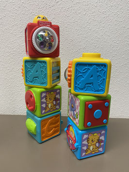 Stapel en Ontdekblokken van Fisher Price