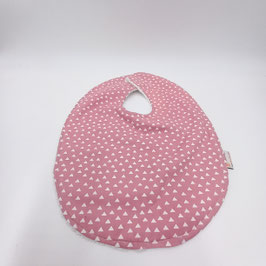 BABY Slab roze met witte driehoekjes