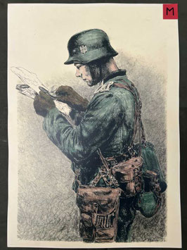 Stampa, quadro, disegno, soldato Militare (>Se)
