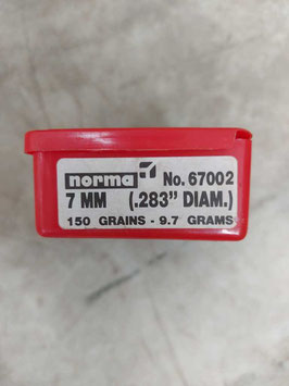 Ogive 7mm - .283 - 150 grani - 9.7 gr. - n. 100 (sp.s.)