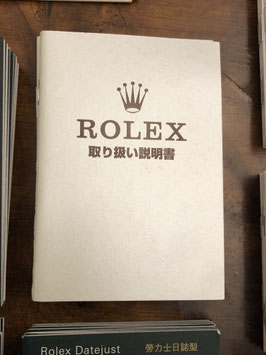 Libretti Rolex Asia