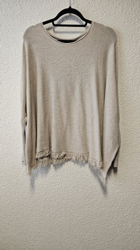 Oversize Poncho Pulli