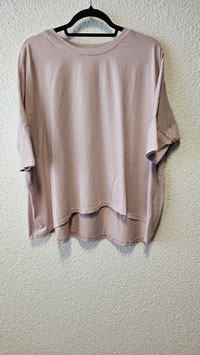 Blusenshirt Uni Baumwolle, One Size