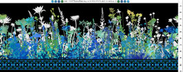 I Dream in Color, Border-Blue In The Beginning Fabrics 05162750726
