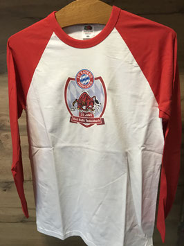 Red Bulls Taubenbach Longsleeve 25 Jahre Jubiläum / in Weiß/Rot