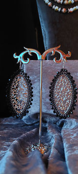 Ohrringe Black Elegance