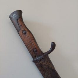 SG 98/05 n.A Bajonett Seitengewehr, datiert 1916 mit originaler Stahlscheide!