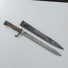SG 98/05 a.A Bajonett Seitengewehr , datiert 1908 mit originaler Stahlscheide!