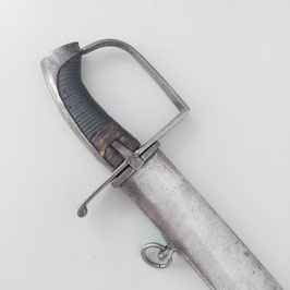 Seltener Husarenoffizierssäbel um 1790 – Vivat Husar – Mit geätzter Klinge & Stahlblechscheide