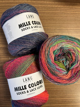 Socken- und Lace-Garn mit Glitzer "Mille Colori"