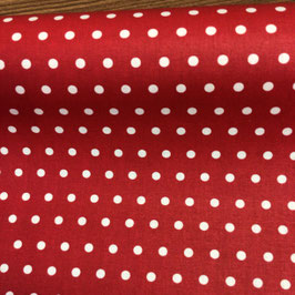 Beschichtete BW rot-weiss gepunktet