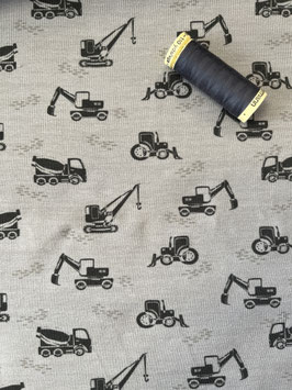 Jersey JaTiJu Baufahrzeuge hellgrau
