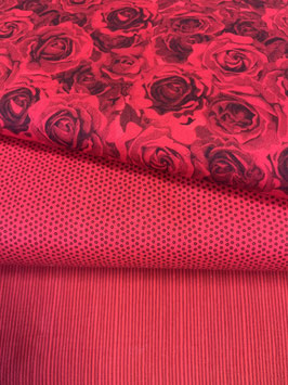 Patchworkstoffe  Stof "Simply red"