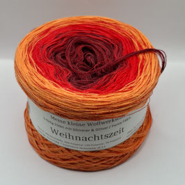 Weihnachtszeit Farbverlaufswolle mit Glitzer 4-fädig 550m *Sale*