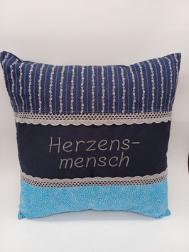 herzensmensch blau grau