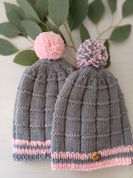 Strickmütze Waffeloptik ku 44-50 ku