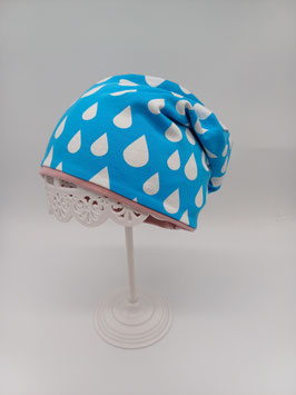 beanie wassertropfen 49-54