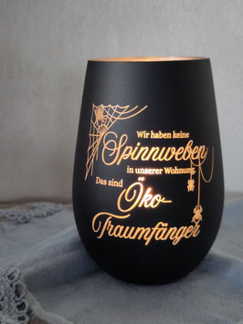 Windlicht wir haben keine Spinnweben...