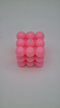 Ravie bubble candle mini neon pink