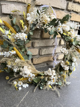 Trockenblumen Türkranz