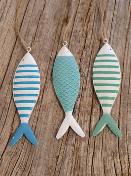Deko Anhänger  Fische Blau 3199
