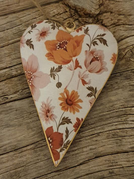 Hänger Herz mit Blumen Art.3487