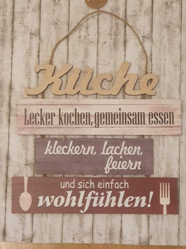 Holzschild Küche Art.1896